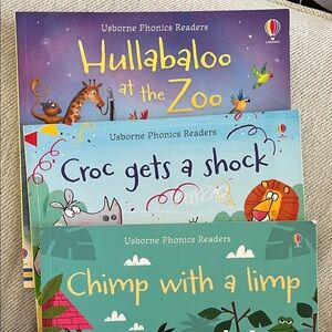 3 Usborne Phonics Readers